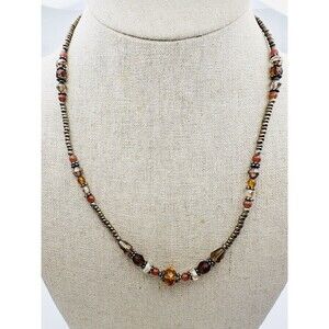 Austin Design 925 Sterling Silver Bead Necklace 19”